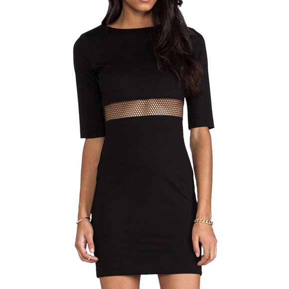Amanda Uprichard Mesh Sheath Dress Size XS - Picture 1 of 6